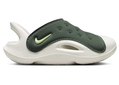 Pre-owned Nike Aqua Swoosh Sneakers In Vintage Green/sail/barely Volt