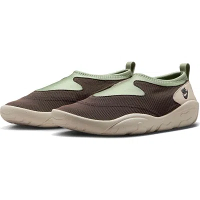 Nike Aqua Turf Shoe In Jade Horizon/off Noir/brown
