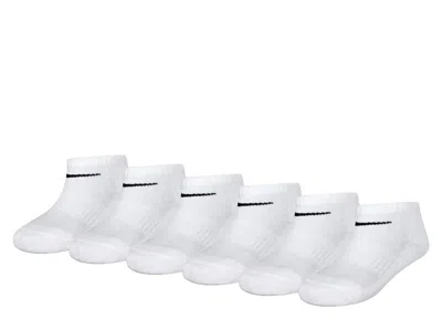 Nike Arch Support Kids' No Show Socks 6 Pack In White