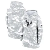 Nike Women's Arctic Camo Houston Texans 2024 Salute To Service Club Fleece Oversized Pullover Hoodie In Arctic Camo