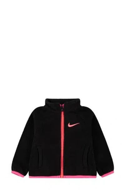Nike Babies'  Arctic Fleece Jacket In Black