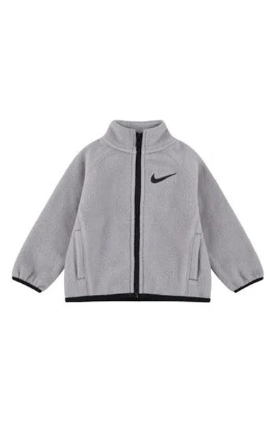 Nike Babies'  Arctic Fleece Jacket In Gray