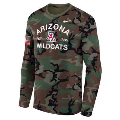 Nike Arizona 2025 Military Appreciation Legend  Men's Dri-fit College Long-sleeve T-shirt In Multi