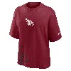 Nike Arizona Cardinals Boxy  Women's Nfl T-shirt In Red