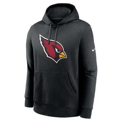 Nike Arizona Cardinals Club Logo  Men's Nfl Pullover Hoodie In Black