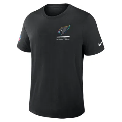 Nike Arizona Cardinals Crucial Catch  Men's Dri-fit Nfl T-shirt In Black