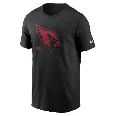 Nike Arizona Cardinals Faded Essential  Men's Nfl T-shirt In Black