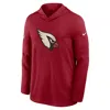 Nike Arizona Cardinals Rivalries Collection Sideline  Men's Dri-fit Nfl Long-sleeve Hooded Top In Red