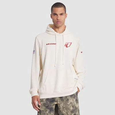 Nike Arizona Cardinals Rivalries Collection Sideline  Men's Dri-fit Nfl Pullover Hoodie In Neutral