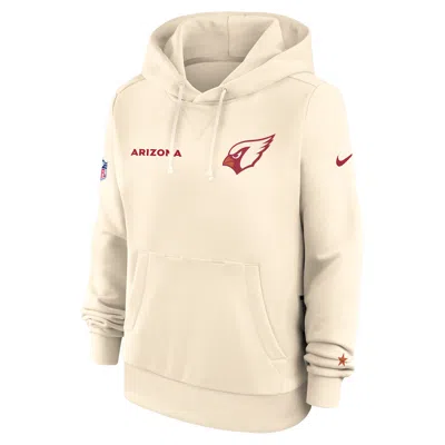 Nike Arizona Cardinals Rivalries Collection Sideline  Women's Dri-fit Nfl Pullover Hoodie In Neutral