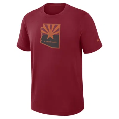 Nike Arizona Cardinals Rivalries Collection Slub  Men's Dri-fit Nfl T-shirt In Red
