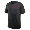 Nike Black Arizona Cardinals Sideline Uv Performance Coach Shirt