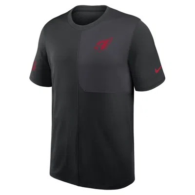 NIKE ARIZONA CARDINALS SIDELINE COACH  MEN'S DRI-FIT NFL TOP,1015859924