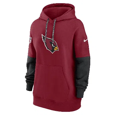 Nike Arizona Cardinals Sideline Essential  Women's Nfl Pullover Hoodie In Red