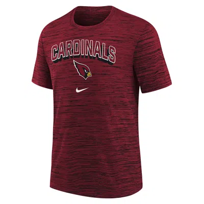Nike Arizona Cardinals Sideline Velocity Big Kidsâ  Dri-fit Nfl T-shirt In Burgundy
