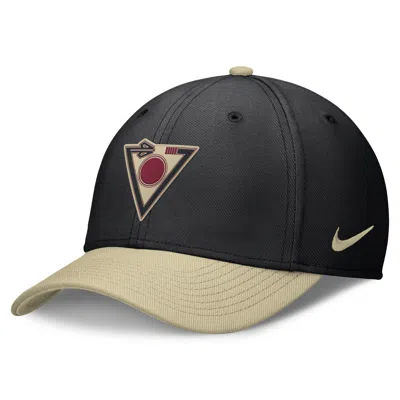 Nike Arizona Diamondbacks City Connect Swoosh  Men's Dri-fit Mlb Hat In Black