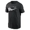 Nike Men's Black Arizona Diamondbacks Fashion Graphic Swoosh T-shirt