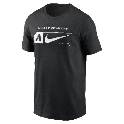 Nike Men's Black Arizona Diamondbacks Fashion Graphic Swoosh T-shirt