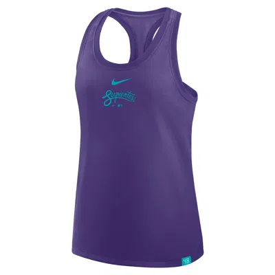 Nike Arizona Diamondbacks Script City Connect  Women's Mlb Racerback Tank Top In Purple
