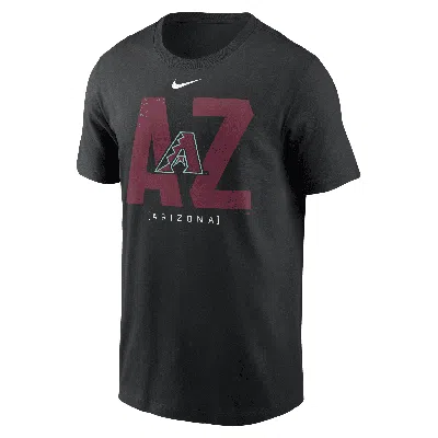 Nike Arizona Diamondbacks Team Scoreboard  Men's Mlb T-shirt In Black