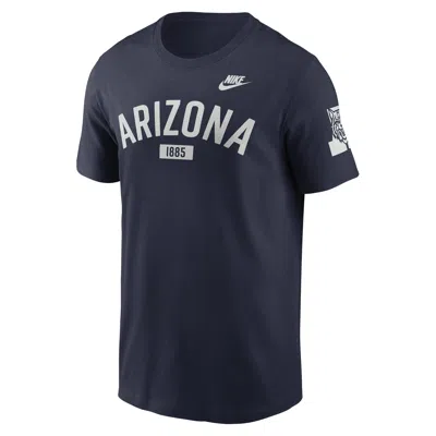 Nike Arizona Legacy Arch 2-hit  Men's College T-shirt In Blue