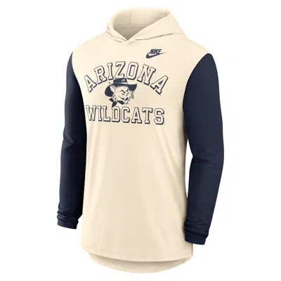 Nike Arizona Legacy  Men's Dri-fit College Long-sleeve Hooded T-shirt In Neutral