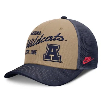 Nike Arizona Legacy Rise  Unisex Dri-fit College Trucker Adjustable Hat In Brown