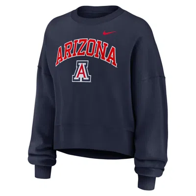 Nike Arizona Phoenix Arch  Women's College Pullover Crew In Blue