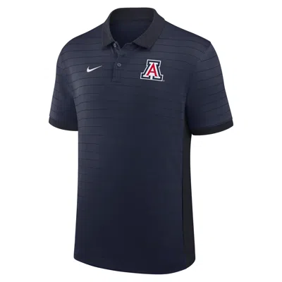 Nike Arizona Sideline Victory Stripe  Men's Dri-fit College Polo In Blue