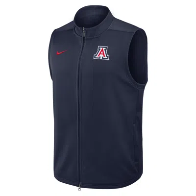 Nike Arizona Victory  Men's Therma-fit College Full-zip Vest In Blue