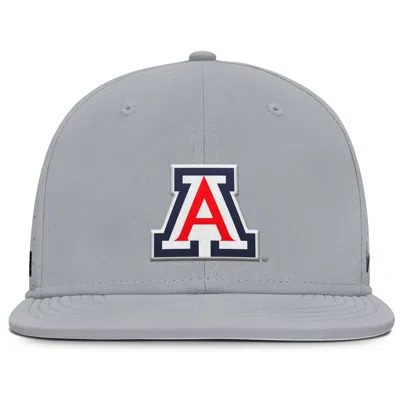Nike Arizona Wildcats Dugout True Menâs  Men's Dri-fit College Fitted Hat In Gray
