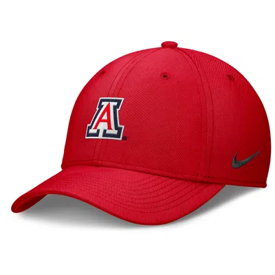 Nike Arizona Wildcats On-field Swoosh  Men's Dri-fit College Hat In Red
