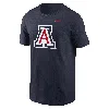 Nike Arizona Wildcats Primetime Evergreen Logo  Men's College T-shirt In Blue