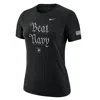 Nike Army Beat Navy Womenâãã´s  Women's Dri-fit College T-shirt In Black