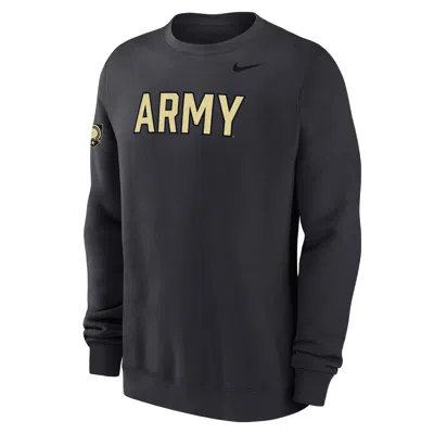 Nike Army Club Fleece  Men's College Crew-neck Sweatshirt In Gray