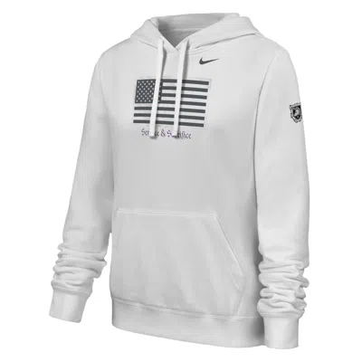 Nike Army Service & Sacrifice  Women's College Pullover Hoodie In Gray