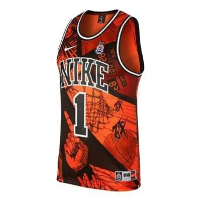 Nike As Hbl Dna Jersey Tank  High School League Men's Basketball Vest 'orange Red'