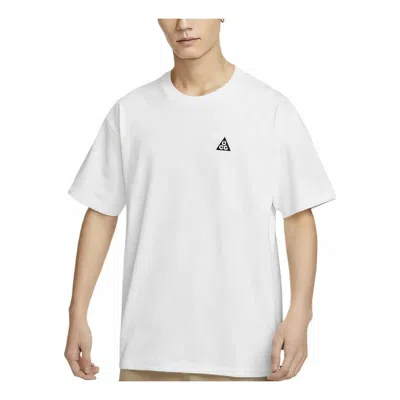 NIKE NIKE AS M ACG DF TEE M90 LBR+HBR TR T-SHIRT ASIA SIZING 'WHITE ORANGE'