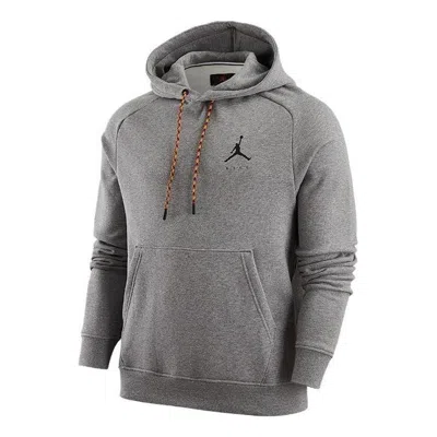 Nike As M J Jmpmn Flc Po Carbon Heather In Gray