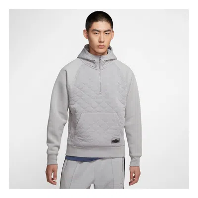 Nike As M J Sueded Aj85 Flc Po Hdy In Gray