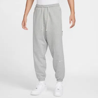 Nike Standard Issue Dri-fit Basketball Pants Asia Sizing 'dark Grey Heather' In Gray