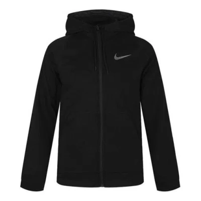 Nike As M Nk Dry Hd Fz Flc Project Full-length Zipper Cardigan Training Hoodie Jacket Black