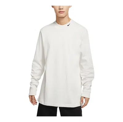 Nike As M Nl Ls Mock Neck Shirt 'white Black'