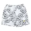 Nike As Men's  Sportswear Airmoji Short Sneeze Full Print Logo Sport Trainingshorts Men's White