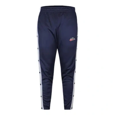 Nike As Men's  Sportswear He Pant Tearaway Pk Midnight Navy In Black