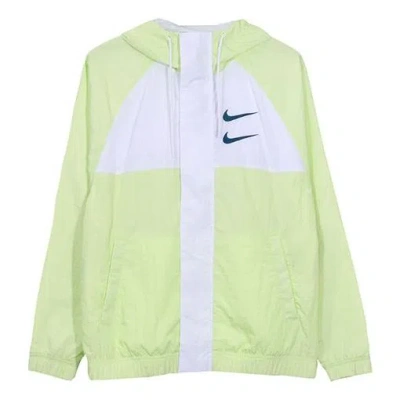 Nike As Men's  Sportswear Swoosh Jkt Jacket Hd Wvn Barely Volt In Green