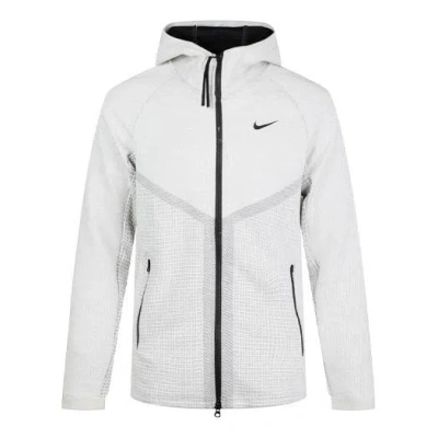 Nike As Men's  Sportswear Tch Pck Wr Hoodie Eng Light Bone In Gray