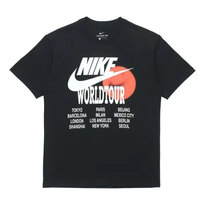 Nike As Men's  Sportswear Tee World Tour Black