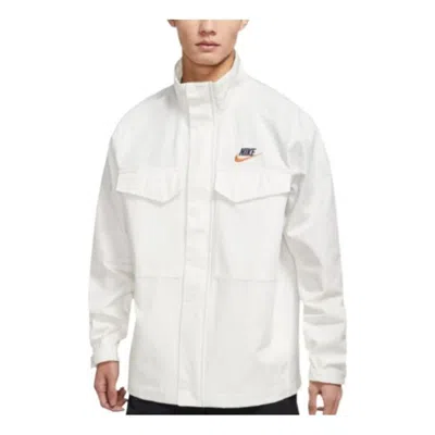 Nike As Men's  Sportswear Wvn Jkt Jacket Sail In White