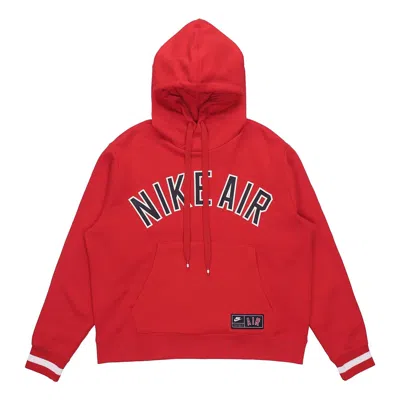 Nike As Men's Sportswear Air Po Fl University Red Hoodie